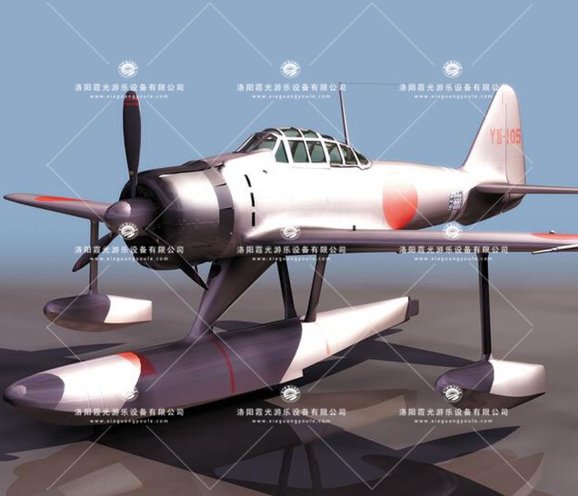 岳池3D模型飞机_