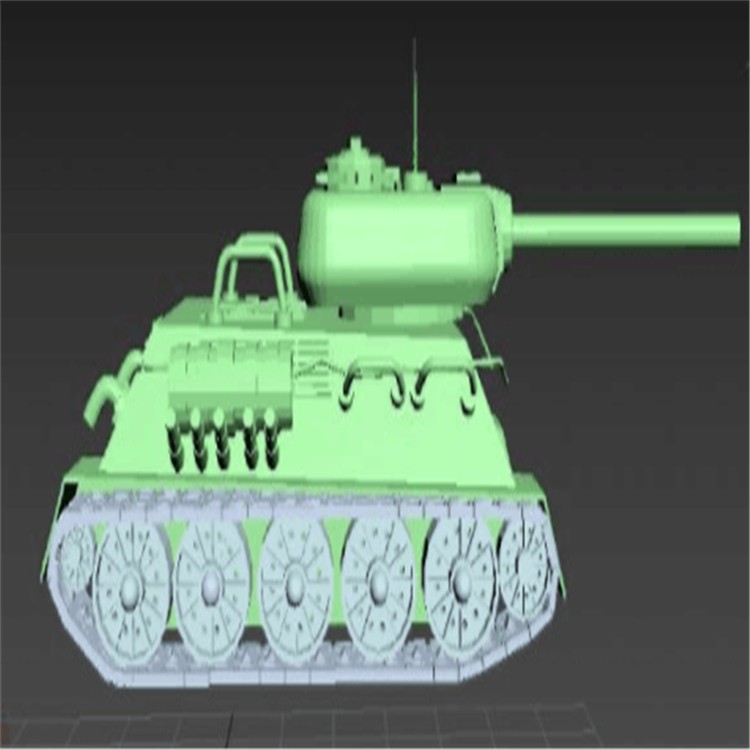 岳池充气军用坦克模型